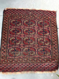 2’8 x 3’ Antique Tribal Turkmen (#1424) / Turkoman Rug / Small Antique Rug - Blue Parakeet Rugs
