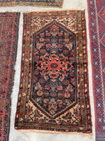 2’4 x 4’3 Antique Persian Rug #2336 - Blue Parakeet Rugs
