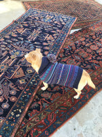 3’6 x 12’8 Indigo Blue Antique Bakhtiari Runner - Blue Parakeet Rugs