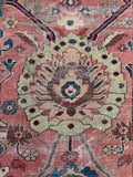 9’6 x 12’8 Antique Persian Mahal Rug #2559ML - Blue Parakeet Rugs