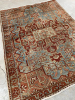4’10 x 6’7 Antique Persian Bakhtiari Rug #227