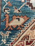 8’7 x 13’4 Antique rug #2749ML - Blue Parakeet Rugs