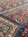 8’4 x 11’5 Antique Persian Mashhad rug (#1315) - Blue Parakeet Rugs