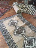 3'4 x 5'7 Vintage Persian Shiraz rug - Blue Parakeet Rugs