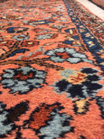 2’6 x 6’4 Antique Lilihan Runner - Blue Parakeet Rugs