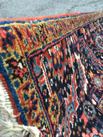 8'4" x 11'2" Antique Heriz Rug - Blue Parakeet Rugs