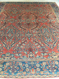 9’5 x 11’10 Antique Persian Mahal Rug / 9x12 vintage rug (#1257) - Blue Parakeet Rugs