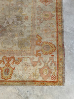 8’1 x 11’1 Antique 19th Century Rug # 2404ML / Large Vintage Rug / Neutral Rug / Beige Rug - Blue Parakeet Rugs