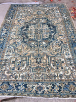 [vintage rugs] - Blue Parakeet Rugs