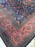 9’9 x 19’7 Antique palace size rug - Blue Parakeet Rugs