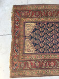 3’9 x 15’4 Antique Kurdish Runner (#1370) - Blue Parakeet Rugs