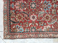 6 x 8’5 Antique Persian Hamadan Rug (1092ML) - Blue Parakeet Rugs