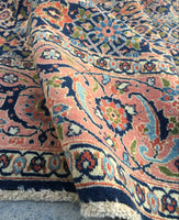 7’4 x11’2 Antique Persian Tabriz Rug #1355 - Blue Parakeet Rugs