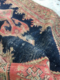 3’ x 13’3 antique Kurdish runner - Blue Parakeet Rugs