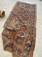 4’2 x 9’2 Antique Caucasian Runner (#1290) - Blue Parakeet Rugs