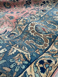 8x14 Antique Persian Lavar rug #2515 - Blue Parakeet Rugs