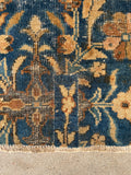 1’8 x 2’4 Antique Agra Mat #2232 - Blue Parakeet Rugs