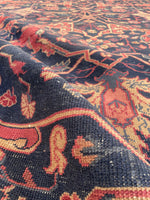 6’4 x 8’11 Antique Turkish rug #2368 - Blue Parakeet Rugs