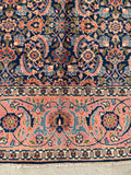 7’4 x11’2 Antique Persian Tabriz Rug #1355 - Blue Parakeet Rugs