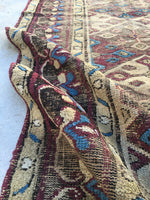 6’1 x 7’10 Antique Persian Mission Malayer - Blue Parakeet Rugs