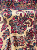 12x20 Ivory Persian Kerman Rug / #JLrug - Blue Parakeet Rugs