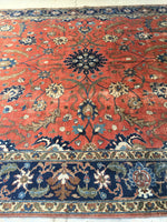9’1 x 11’4 Antique 1920s Persian Tabriz Rug / 9x11 vintage rug (#1271) - Blue Parakeet Rugs