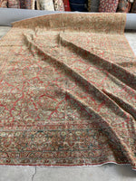 9’ x 11’7 Antique Persian Sarouk rug #2877