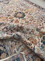 7’7 x 10’3  Late 19th Century Persian Mahal rug (#2371) - Blue Parakeet Rugs
