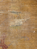 12’ x 14’5 Ochre Oushak rug #2315ML / 12x15 Vintage rug - Blue Parakeet Rugs