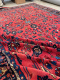 10’2 x 14’ Antique Persian Lilihan rug #2370 - Blue Parakeet Rugs