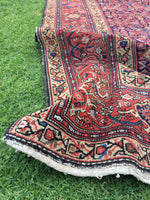 6'4" x 13'5" Antique Mahal Rug - Blue Parakeet Rugs