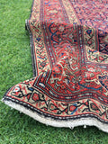 6'4" x 13'5" Antique Mahal Rug - Blue Parakeet Rugs