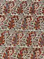 6x9 Antique Persian Paisley Mahal Rug #2182 - Blue Parakeet Rugs