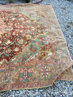 9'2 x 11'5 finely woven antique Persian Malayer (#1090ML) - Blue Parakeet Rugs