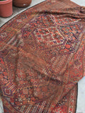 5’2 x 9’ antique Qashqai tribal rug (#408) / Large vintage rug - Blue Parakeet Rugs