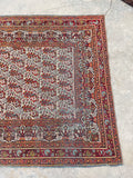 6x9 Antique Persian Paisley Mahal Rug #2182 - Blue Parakeet Rugs