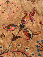 12x20 Palatial Antique Camel Ground rug - Blue Parakeet Rugs