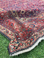 6'4" x 13'5" Antique Mahal Rug - Blue Parakeet Rugs