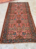 3’4 x 6’3 Antique Persian Malayer #2373 at Anthropologie / Small Malayer / Small 3x6 Rug - Blue Parakeet Rugs