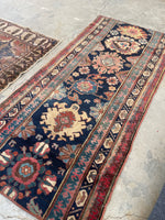 Pair of Antique Persian Runners #1131ML and #1130ML - Blue Parakeet Rugs