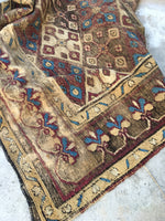 6’1 x 7’10 Antique Persian Mission Malayer - Blue Parakeet Rugs