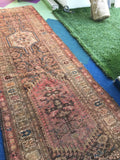 3'7 x 16'6 NW Persian Runner (#622) - Blue Parakeet Rugs