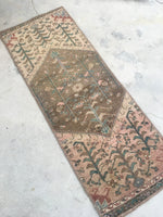 1’9 x 4’8 skinny vintage Persian runner (#1292ML) - Blue Parakeet Rugs