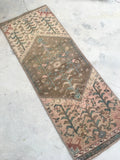 1’9 x 4’8 skinny vintage Persian runner (#1292ML) - Blue Parakeet Rugs