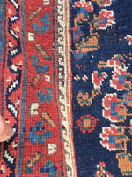 4'4 x 4'11 Antique Paisley Afshar Rug - Blue Parakeet Rugs