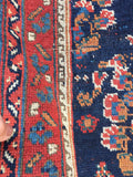 4'4 x 4'11 Antique Paisley Afshar Rug - Blue Parakeet Rugs