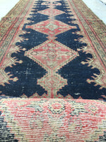 3’ x 13’3 antique Kurdish runner - Blue Parakeet Rugs