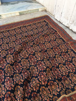 4'4 x 4'11 Antique Paisley Afshar Rug - Blue Parakeet Rugs