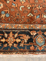 8’3 x 11’6 Antique Persian Mahal Rug #1849ML - Blue Parakeet Rugs