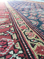 3’9 x 15’4 Antique Kurdish Runner (#1370) - Blue Parakeet Rugs
